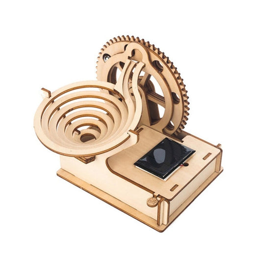 Marble Run 3D Wooden Puzzle Construction Kit Construction Set with Motor