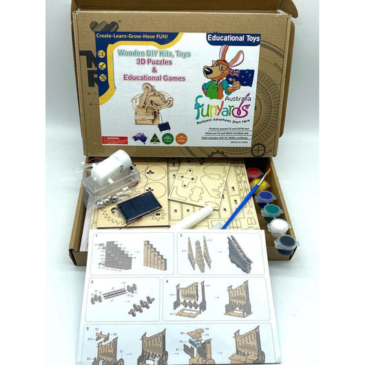 Marble Run 3D Wooden Puzzle Construction Kit