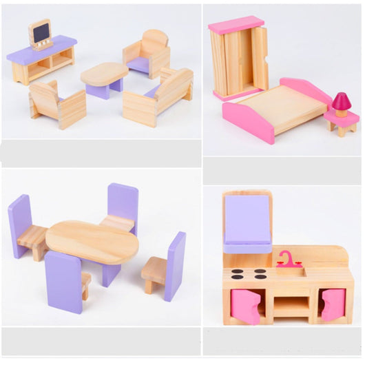 Wooden DIY Dollhouse
