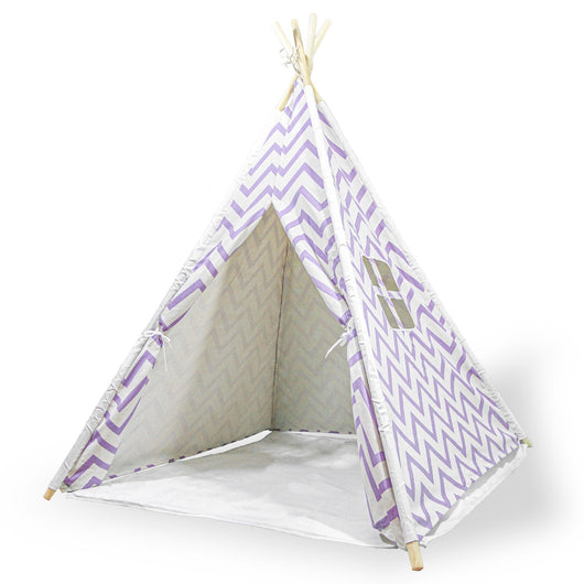 Kids Teepee Wigwam Tent Purple