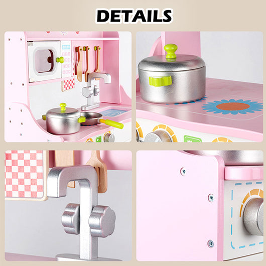 Mini Chef Wooden Kitchen Playset
