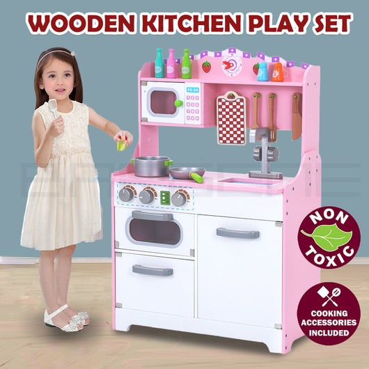 Mini Chef Wooden Kitchen Playset