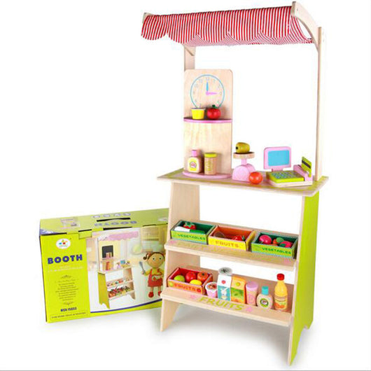 Mini Market Wooden Play Stall