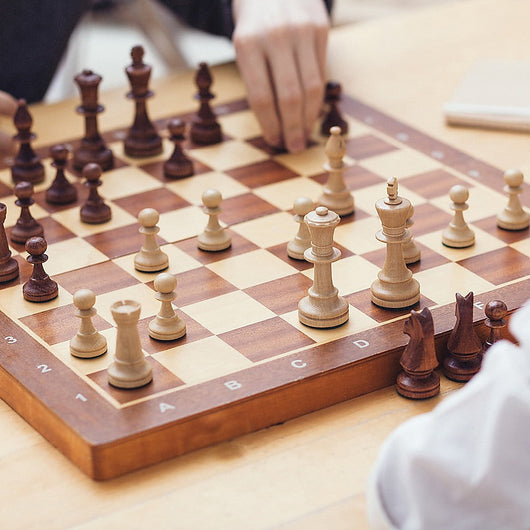 Wooden Portable Chess Set