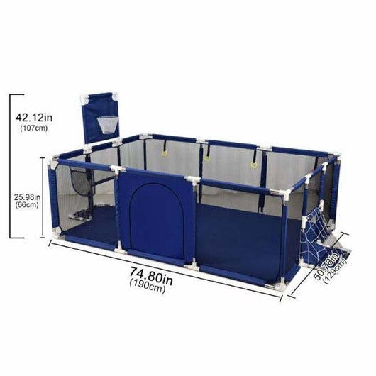 Basketball Hoop and Soccer Goal Playpen