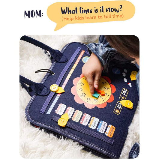 Montessori Busy Board Sensory Activity Toy