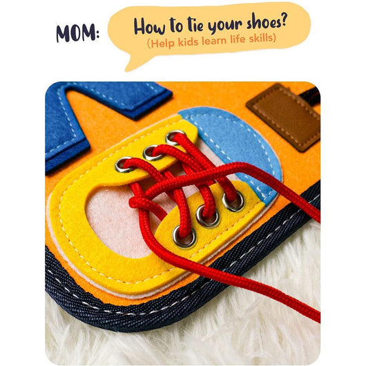 Montessori Busy Board Sensory Activity Toy