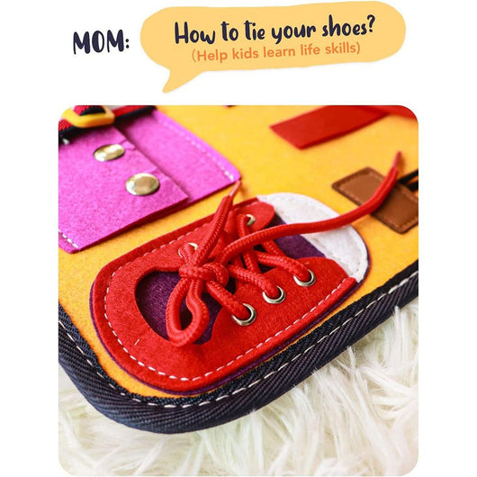 Montessori Busy Board Sensory Activity Toy