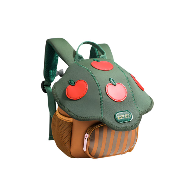Kids Polyester Cartoon Backpack Green
