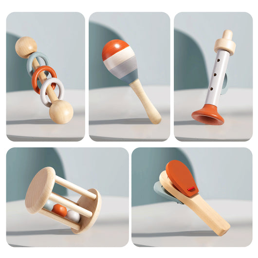 Wooden Rhythm & Music Set for Kids