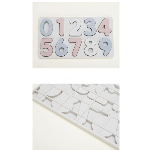 Colorful Silicone Number Puzzle Board