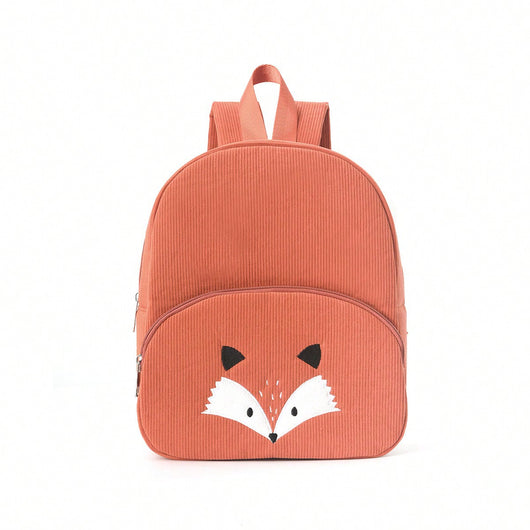 Cartoon Character Backpack Fox Red