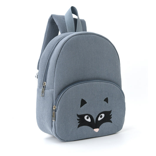 Cartoon Character Backpack Fox Blue