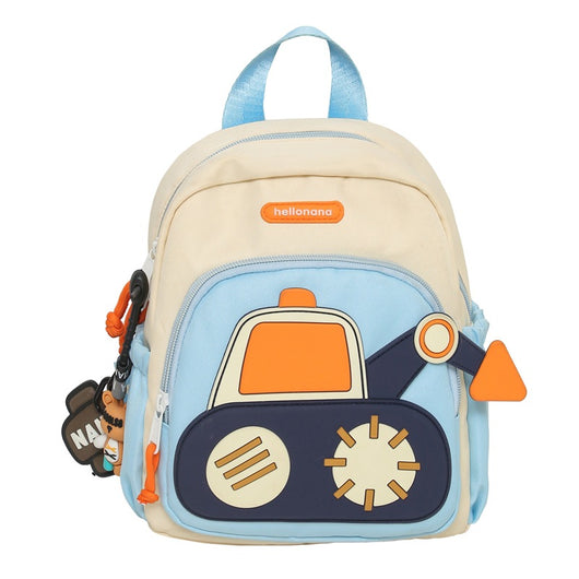 Kids Excavator Backpack Light Blue