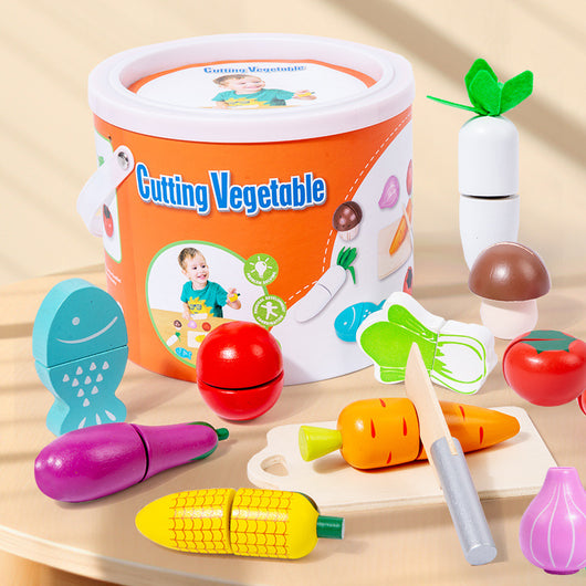Kids Wooden Cutting Set