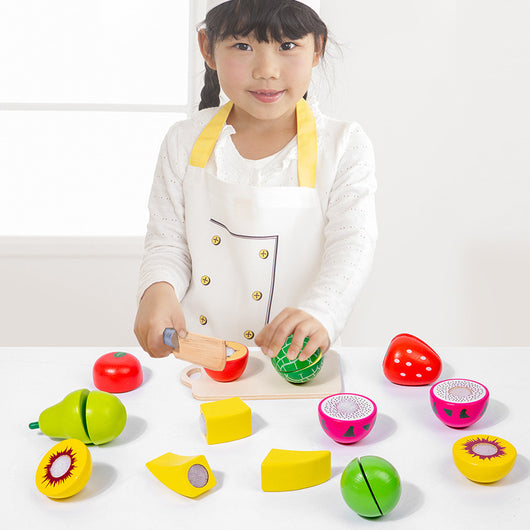Kids Wooden Cutting Set