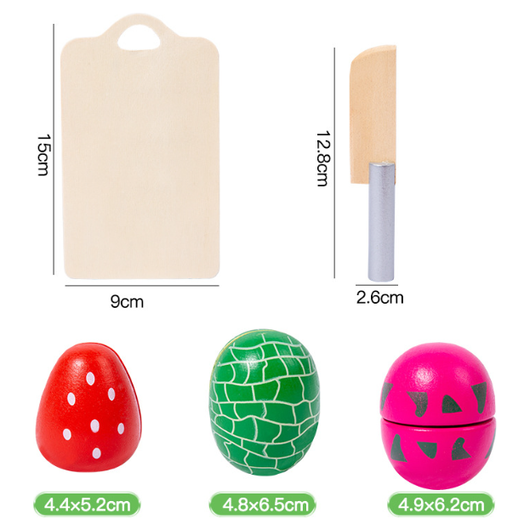 Kids Wooden Cutting Set