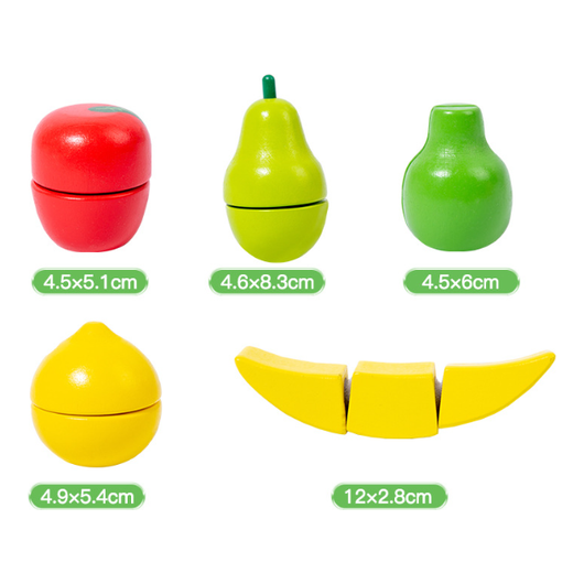Kids Wooden Cutting Set