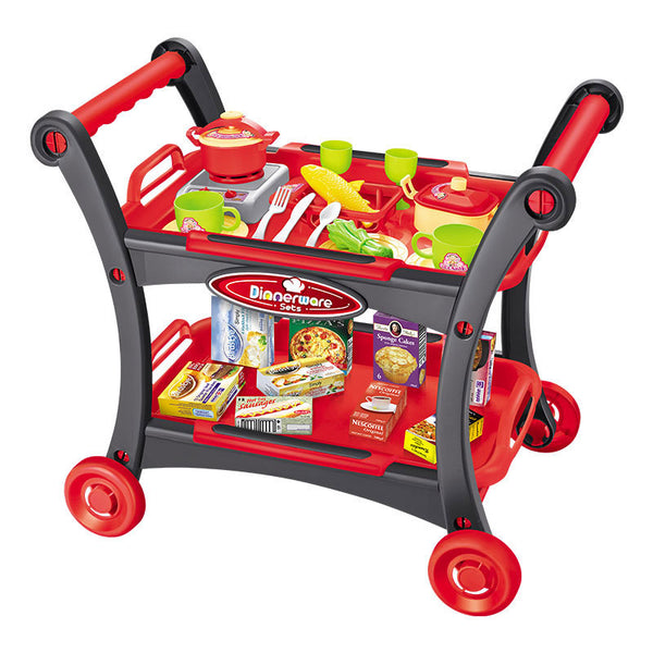 Kitchen Cart Playset Pink_