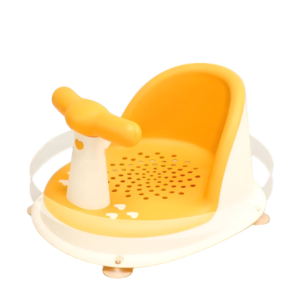 Baby Bath Seat with Non Slip Base Yellow