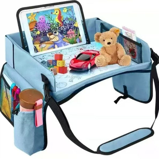 Kids Travel Tray Blue