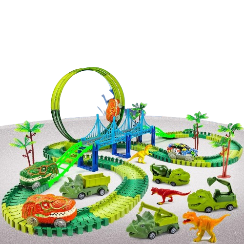 Climbing Electric Engineering Dinosaur Railway Car