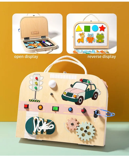 Magnetic Wooden Puzzle Busy Board