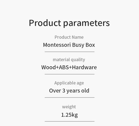 Magnetic Wooden Puzzle Busy Board