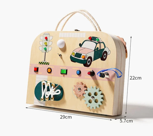 Magnetic Wooden Puzzle Busy Board