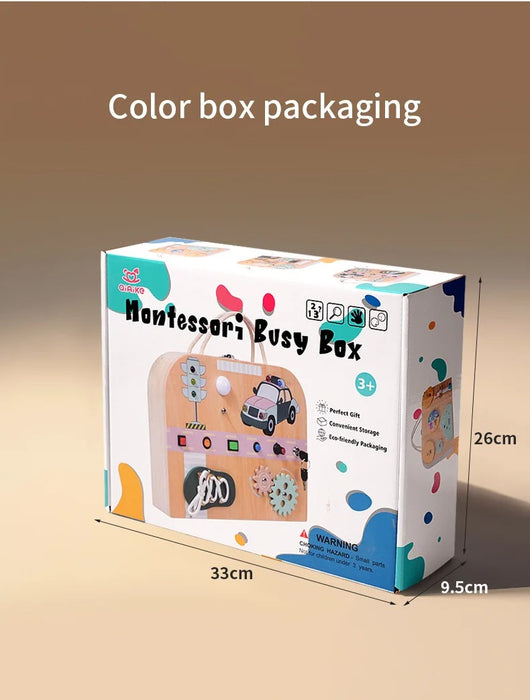 Magnetic Wooden Puzzle Busy Board