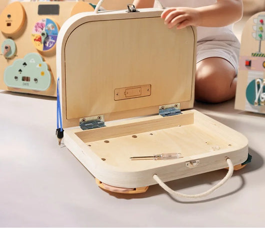 Magnetic Wooden Puzzle Busy Board