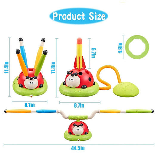 Ladybug Discovery Toy – 3 Skills in 1