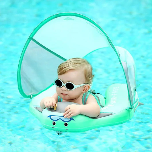 Non Inflatable Swim Float with Canopy