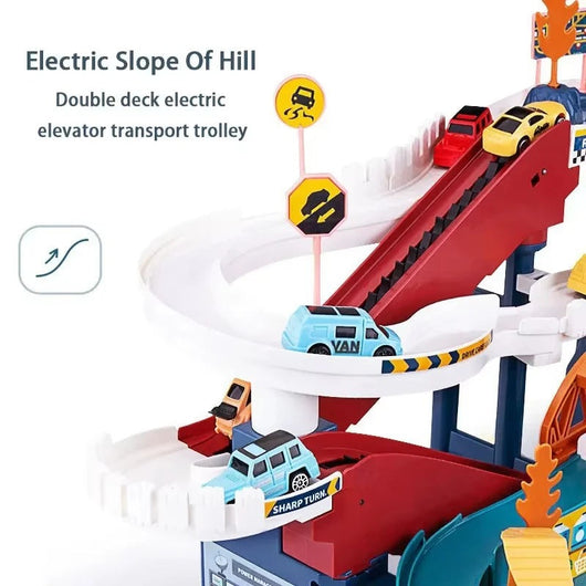 Kids Mountain Rail Car Dinosaur