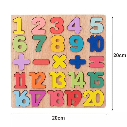 Wooden Geometric Shape Sorting Puzzle