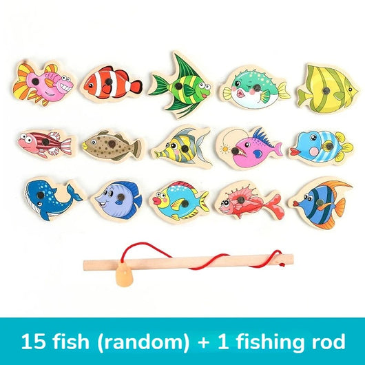 Montessori Magnetic Fishing Toy