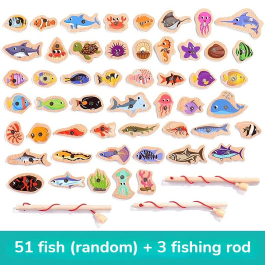 Montessori Magnetic Fishing Toy