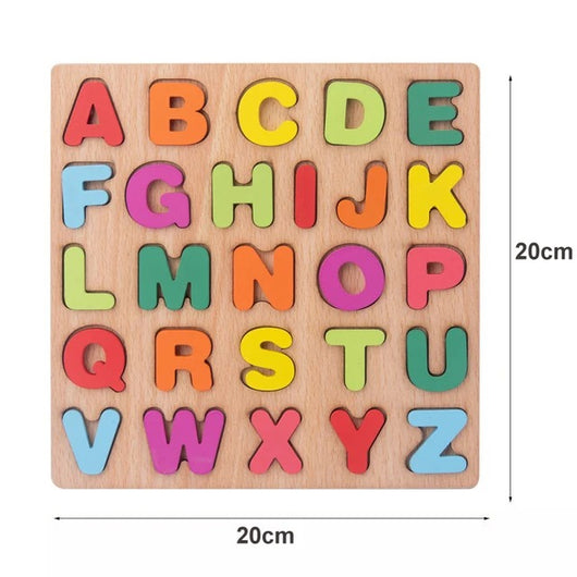 Wooden Geometric Shape Sorting Puzzle